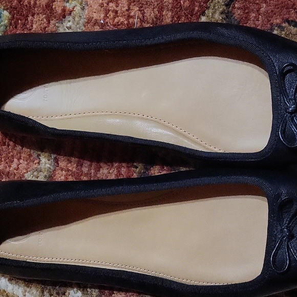 Tory Burch black flats women's size 8.5 EUC - Picture 4 of 10